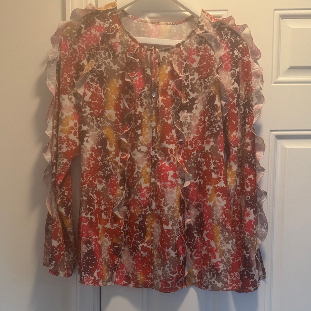 Rachel Multicolor Ruffled Blouse
